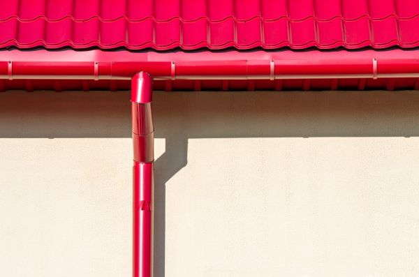 Barn Downspout Installation in Grayson