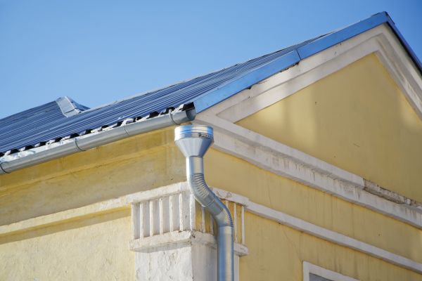 Steel Downspout Installation in Grayson