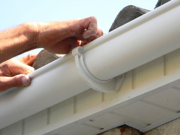 Plastic Gutter Repair in Grayson
