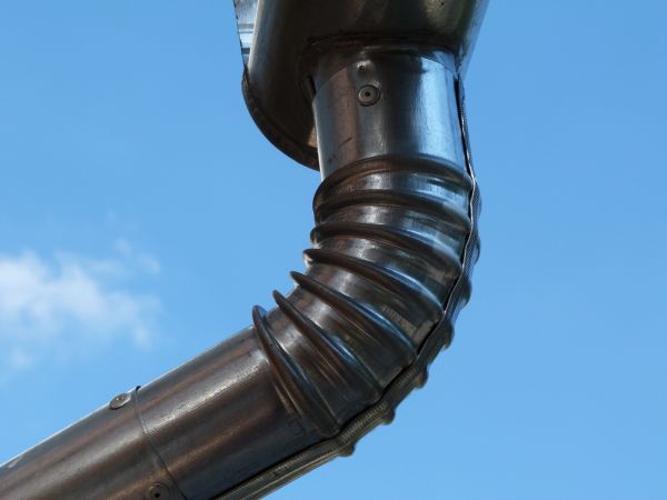 Metal Downspout Installation in Grayson